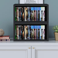 DVD / Game Storage Rack, Black (pre-order ships 6/30/25)