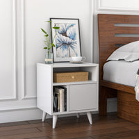 Gramercy Bedside Table, White