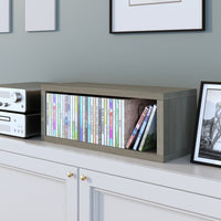 CD Rack, Grey