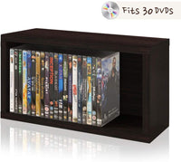 DVD / Game Storage Rack, Espresso (pre-order ships 6/30/25)