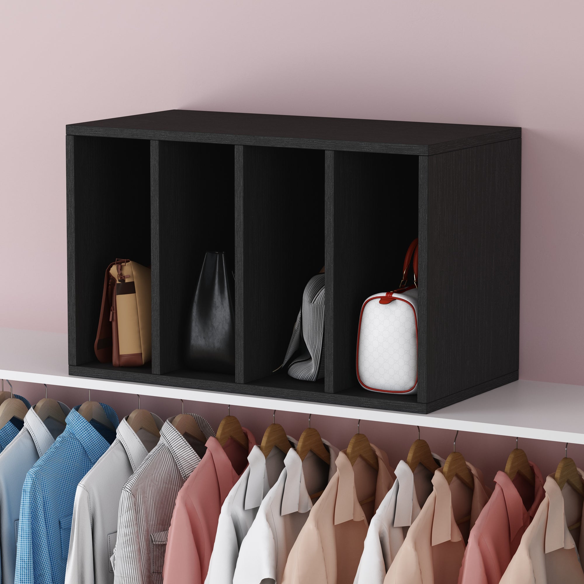 Amazon.com: Moryimi Purse Organizer for Closet, Adjustable Clear Shelf  Dividers Purse Bag Divider for Closet Organizer, Handbag Organizers for  Closets : Home & Kitchen