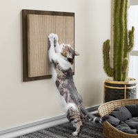 Square Wall Cat Scratcher, Royal Walnut (pre-order ships 6/30/25)