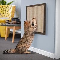 Square Wall Cat Scratcher, Royal Walnut (pre-order ships 8/31)