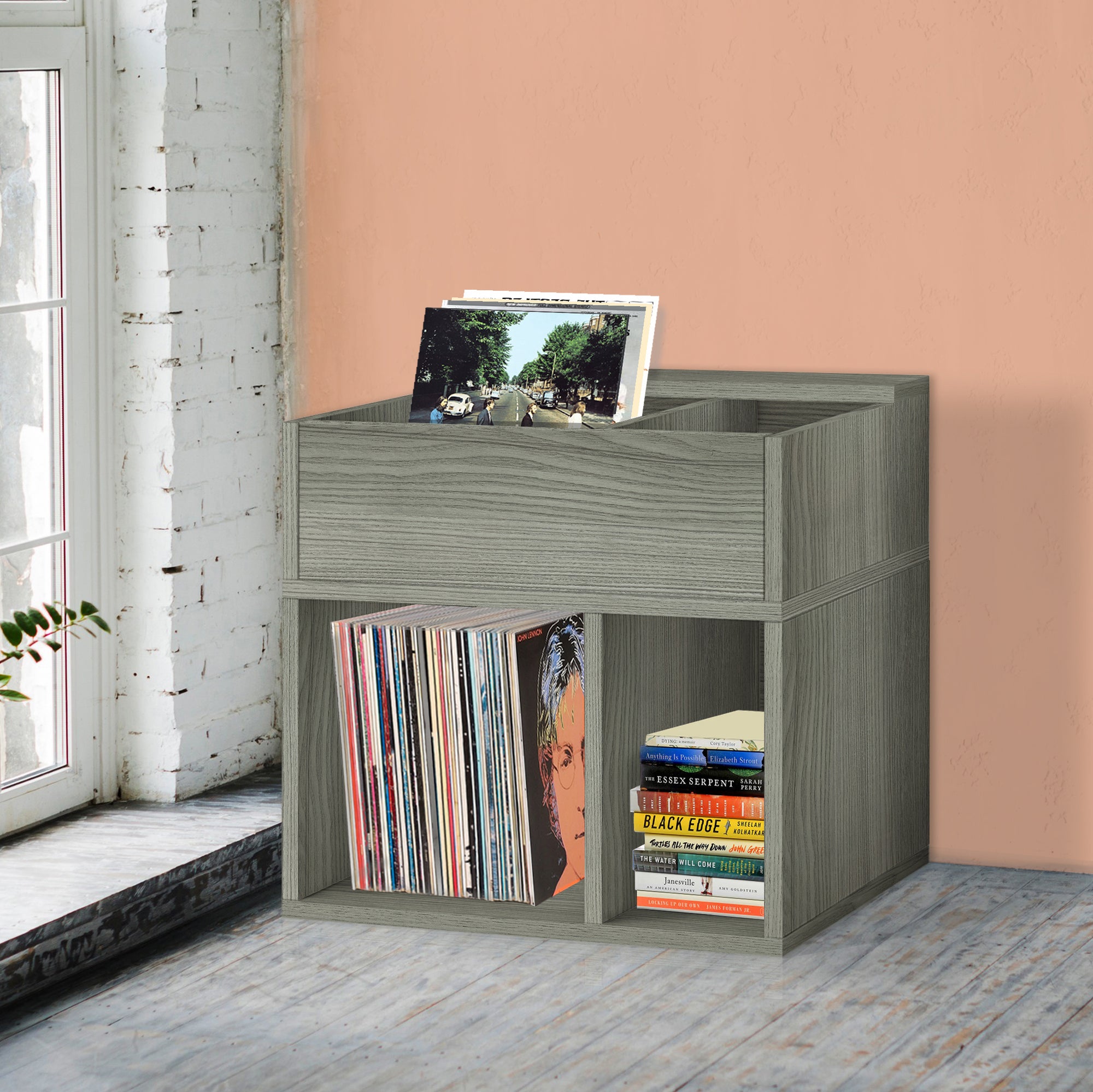 Storage Cube, Wood Bookcase, Record Storage, Shelving Unit, Tv Stand,  Modular Cube Bookshelf, Sideboard 