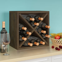 Porto 12-Bottle Wine Rack, Royal Walnut (pre-order ships 8/31)