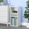 Doubleton 2-Shelf Bookcase, White (pre-order ships 6/30/25)