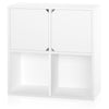 Modular Bookcase with Doors, White (pre-order ships 8/31)