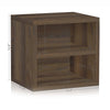 Stack Cube with Shelf, Royal Walnut (pre-order ships 8/31)