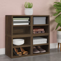 Stack Cube with Shelf, Royal Walnut (pre-order ships 12/30)