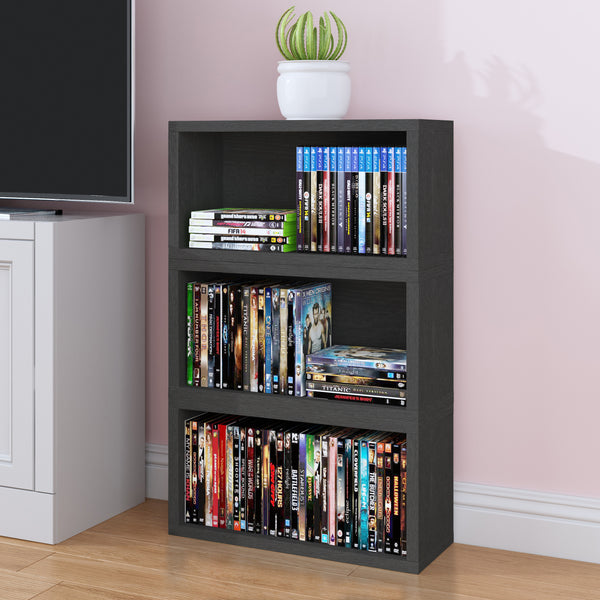 Eco-Friendly Stackable DVD Rack Made Sustainably by Way Basics