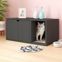 Katville Litter Box Enclosure, Charcoal Black (New Color) (pre-order ships 6/30/25)