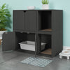 Katville Litter Box Enclosure, Charcoal Black (New Color) (pre-order ships 8/31)