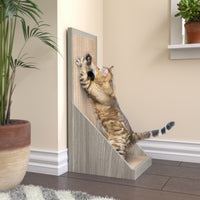 Katrise Standing Cat Scratcher, Aspen Grey (pre-order ships 6/30/25)