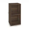 Presley Double Cube Vinyl Record Storage, Royal Walnut (pre-order ships 8/31)