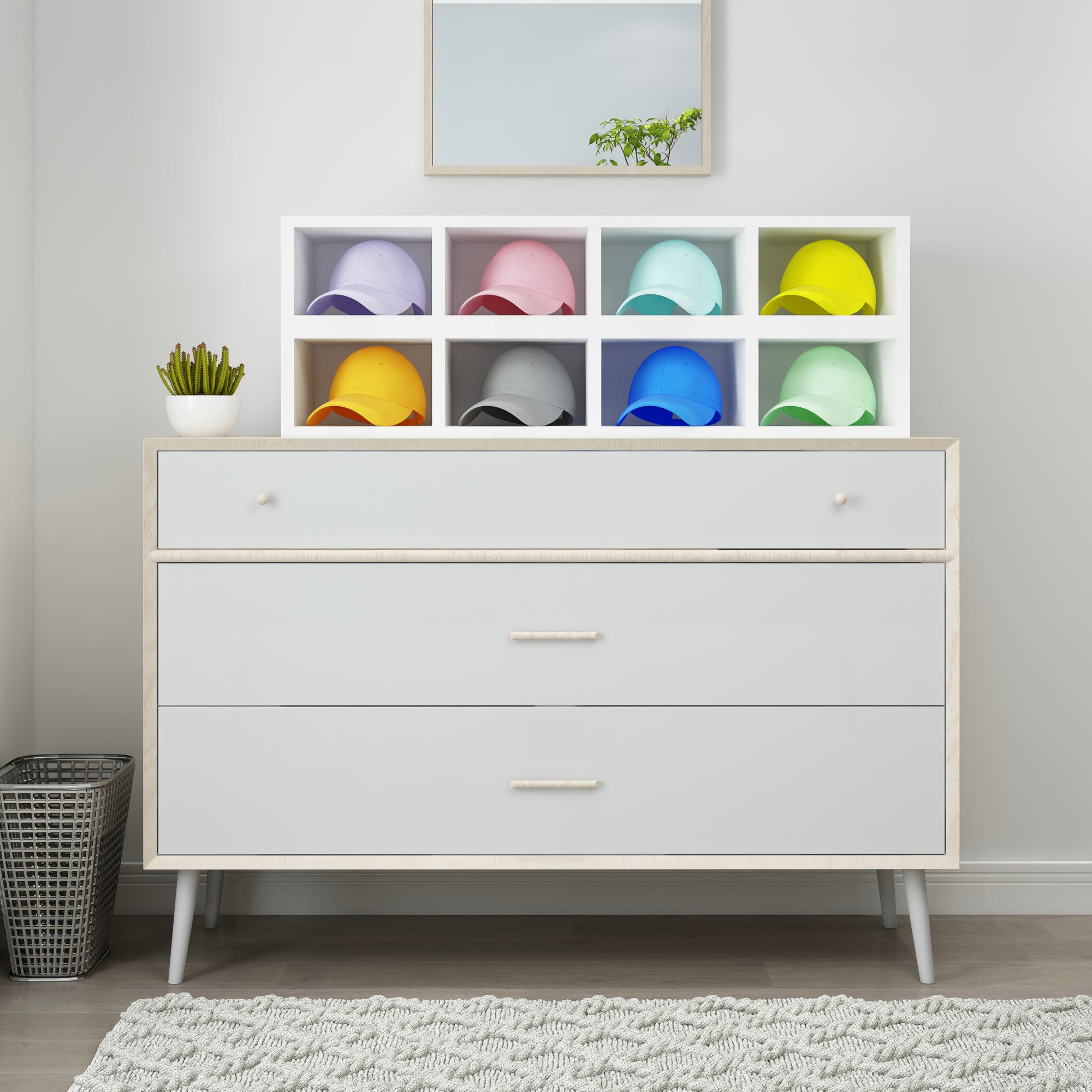 Wayfair Basics Stackable Storage Drawers, White